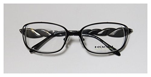 Koali 6981k Womens/Ladies Designer Full-rim Eyeglasses/Glasses (53-18-130, Black / Opal) - Image 2