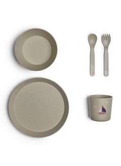 Citron Unbreakable Tableware Set, 100% Organic, Reusable, Biodegradable, Environment Friendly, And Unbreakable - Vehicles  - Image 2