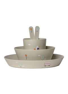 Citron Unbreakable Tableware Set, 100% Organic, Reusable, Biodegradable, Environment Friendly, And Unbreakable - Vehicles  - Image 1