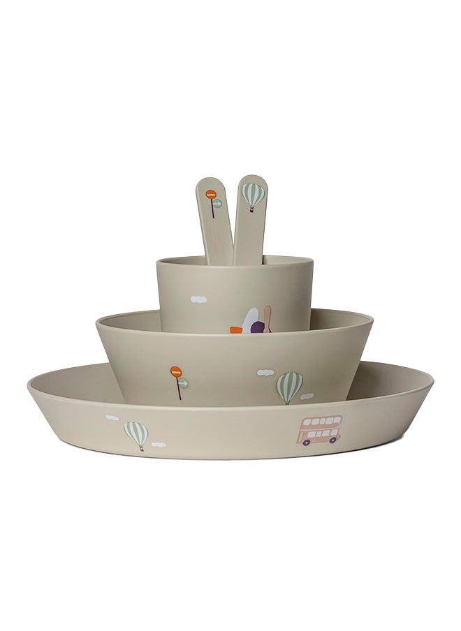 Citron - Unbreakable Tableware Set, 100% Organic, Reusable, Biodegradable, Environment Friendly, And Unbreakable - Vehicles - Image 1
