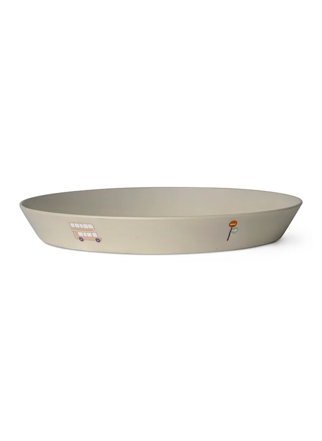 Citron Unbreakable Tableware Set, 100% Organic, Reusable, Biodegradable, Environment Friendly, And Unbreakable - Vehicles