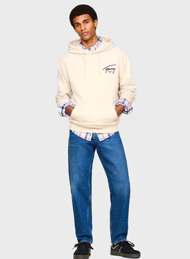 TOMMY JEANS Graphic Drawstring Regular Fit Hoodie
