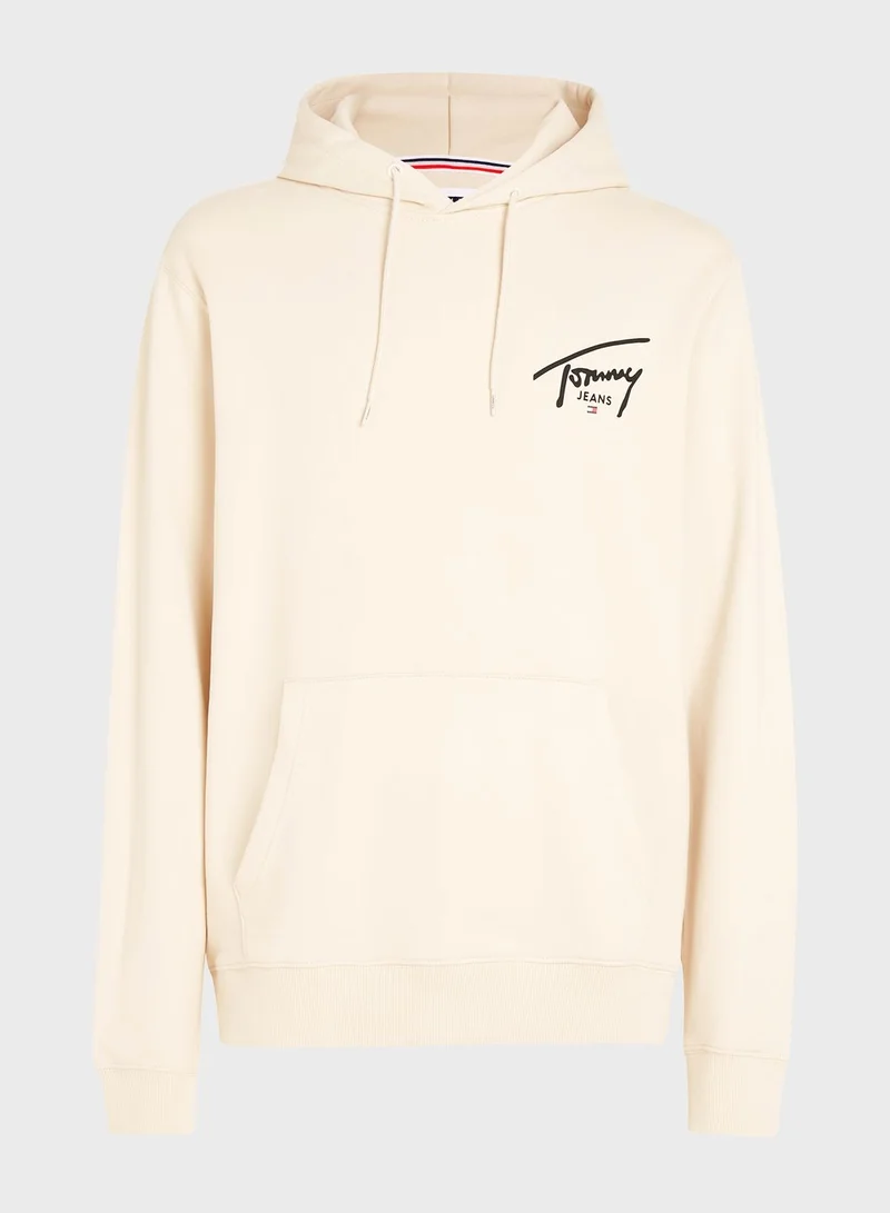 TOMMY JEANS Graphic Drawstring Regular Fit Hoodie