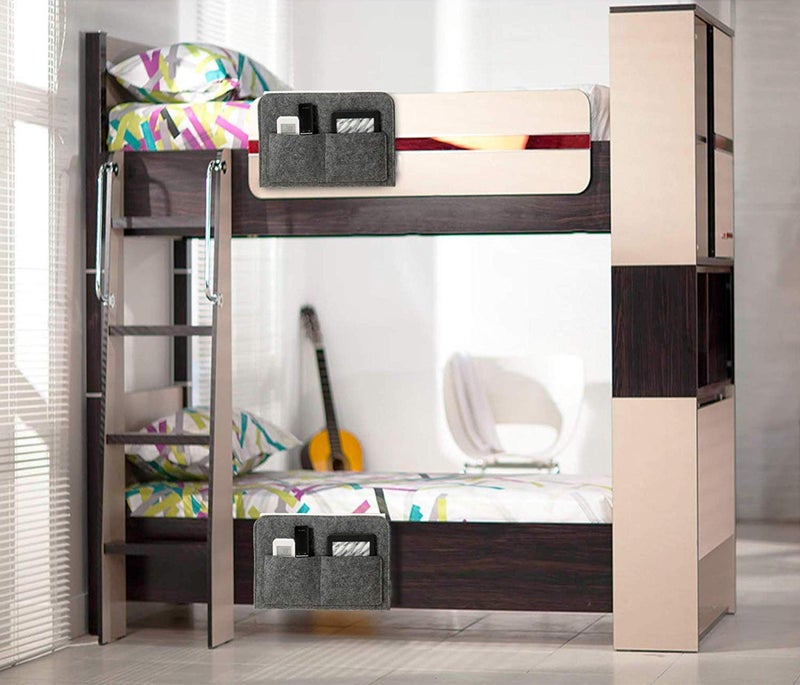 AARKRI SALES Bedside Caddy Ipad Holder Dorm College Room Bunk Bed Hospital Bed Kids Baby Bed Hanging Storage Organizer Remote Holder Large Size 125 x 82 inchMULTI COLOUR - Image 4