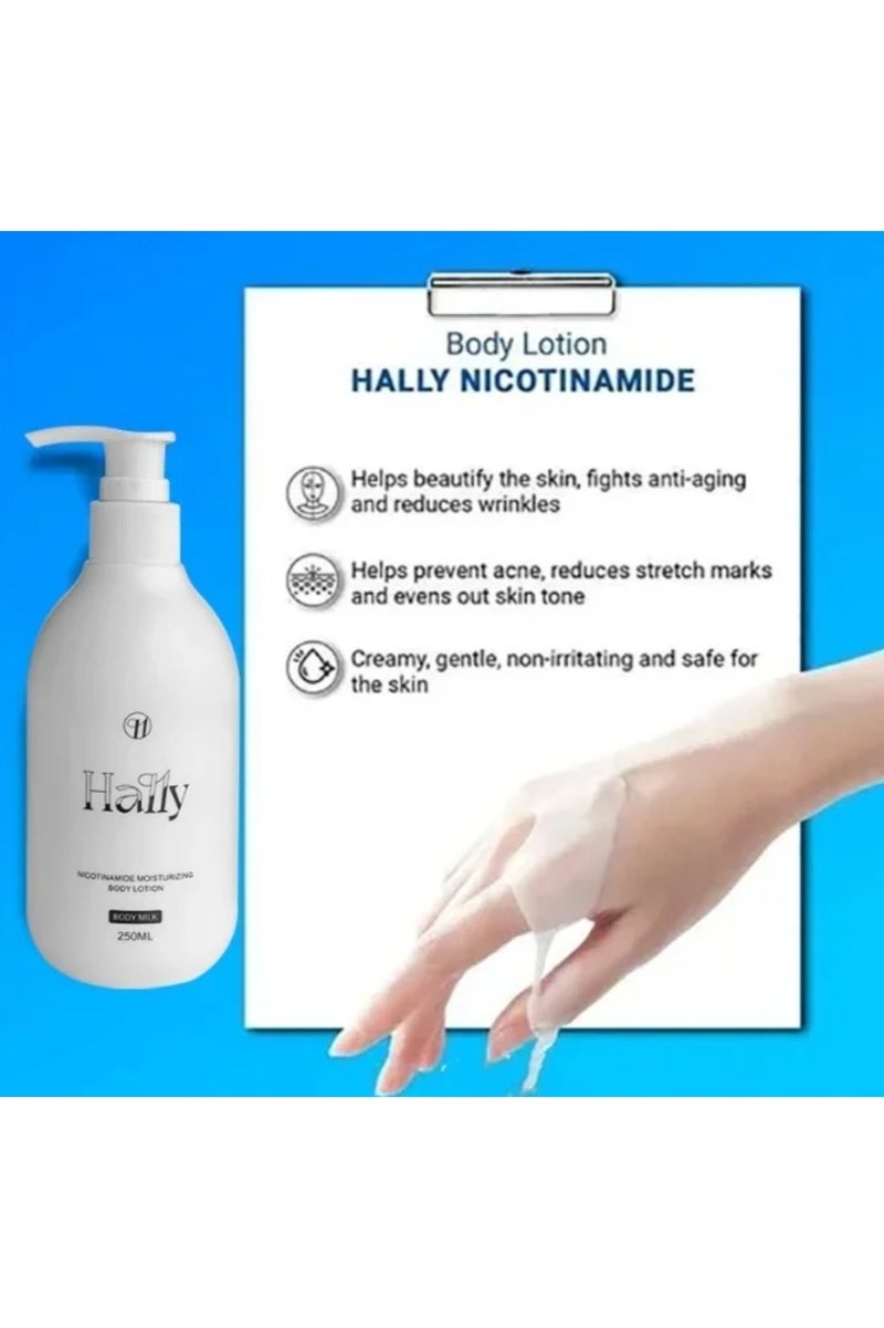 HALLY لوشن هالي نيكوتاناميد المرطب للجسم 250 مل - Image 3
