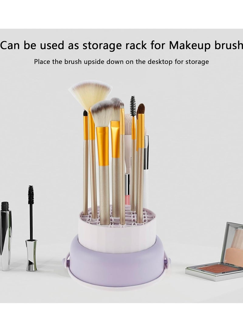 Makeup Cleaning Bucket - Multifunctional Cleaning and Storage - Purple