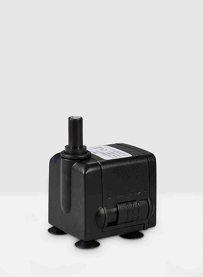 NIBEMINENT Submersible Water Pump For Aquarium Tabletop Fountains Black 11x7.5x8cm - Image 1