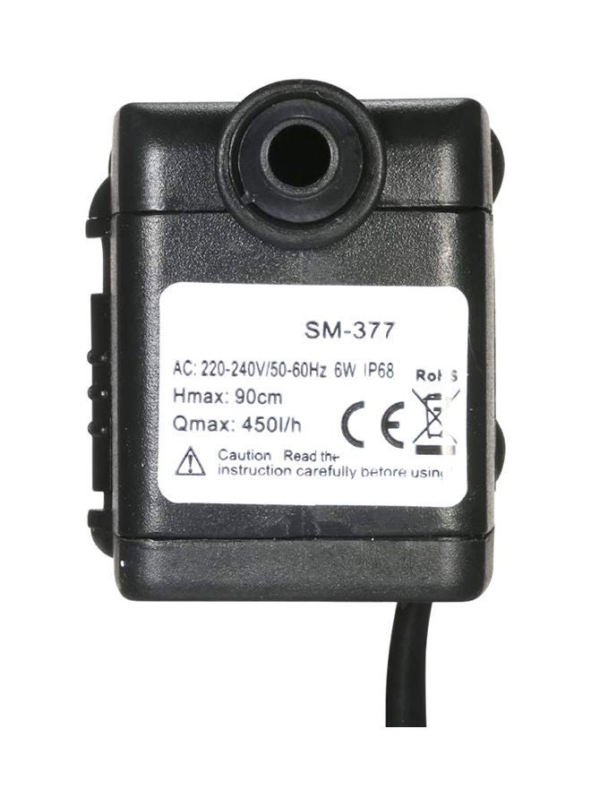 NIBEMINENT Submersible Water Pump For Aquarium Tabletop Fountains Black 11x7.5x8cm - Image 3