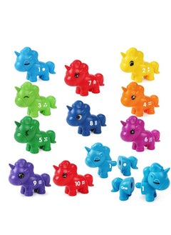 kizh Montessori Numbers Matching Counting And Sorting Game For Toddlers Fine Motor Toy Preschool 1-10 Recognition Learning Toy Educational Set For Kids Ages 3 4 5 (10Pcs)  - Image 2