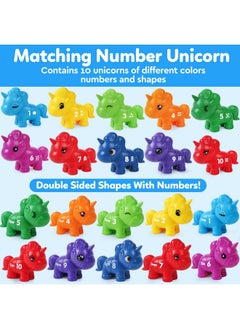 kizh Montessori Numbers Matching Counting And Sorting Game For Toddlers Fine Motor Toy Preschool 1-10 Recognition Learning Toy Educational Set For Kids Ages 3 4 5 (10Pcs)  - Image 3