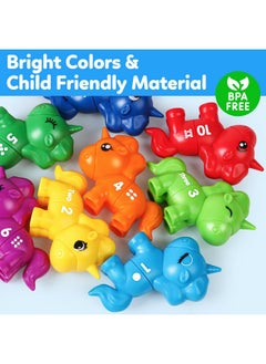 kizh Montessori Numbers Matching Counting And Sorting Game For Toddlers Fine Motor Toy Preschool 1-10 Recognition Learning Toy Educational Set For Kids Ages 3 4 5 (10Pcs)  - Image 4