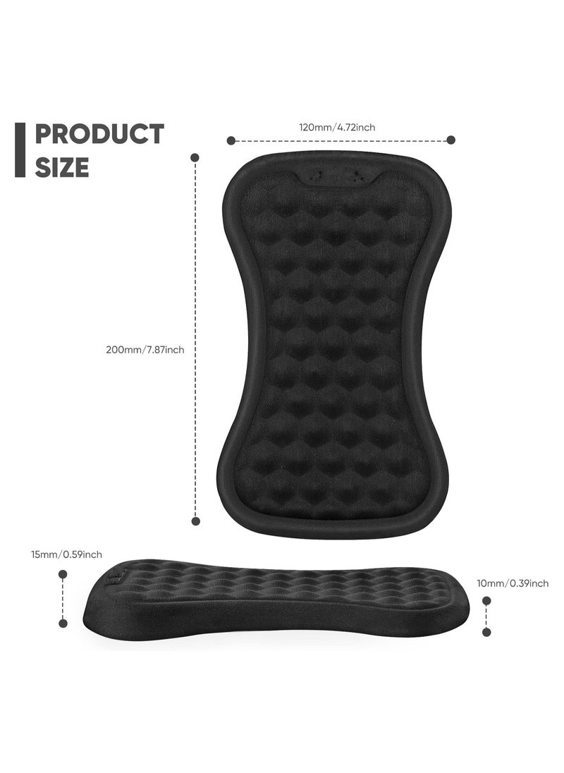Elbow Rest Pad Wrist Rest Pad, Memory Foam Arm Elbow Rest Pad, for Desk, Relieve Elbow Pain Armrest Wrist Support with Non-Slip Base, for Office & Home, Elastic Granular Cotton Fiber Elbow Cushion