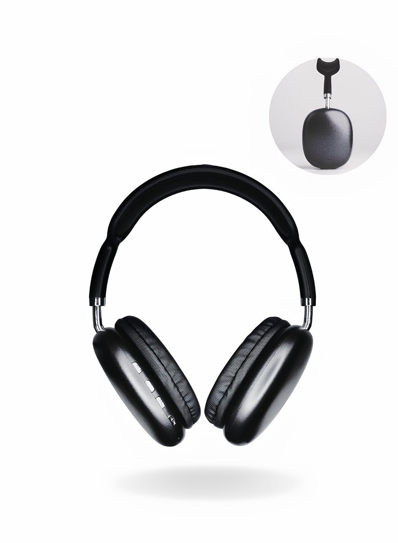 P9 Bluetooth Over-Ear Headphones - Black - Image 1