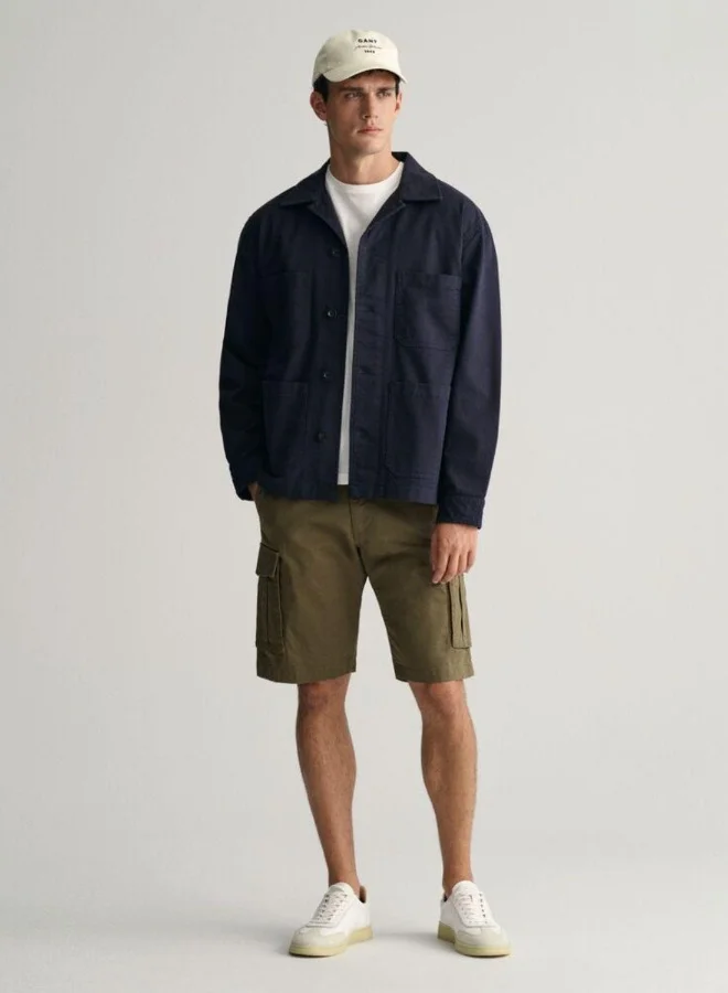 GANT Gant Relaxed Fit Twill Cargo Shorts