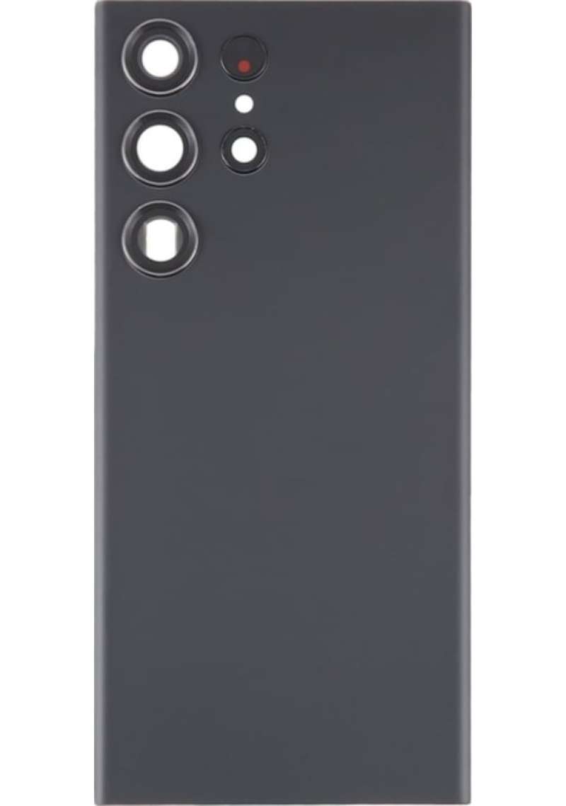 Galaxy S23 Ultra Glass Back Cover Black Protective SM-S918 Back Cover - Durable Glass Material for Precise Installation - Image 2