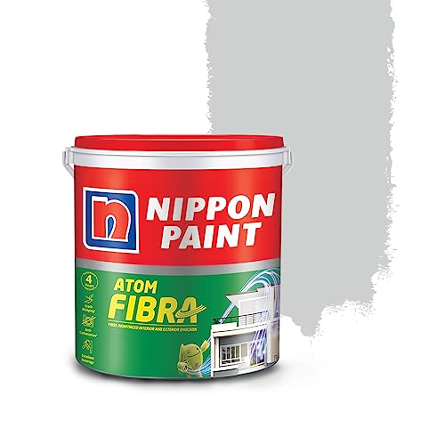 Nippon Paint Atom Fibra 2 In 1 Interior & Exterior Emulsion 1 L Greys (Gray) - Image 1