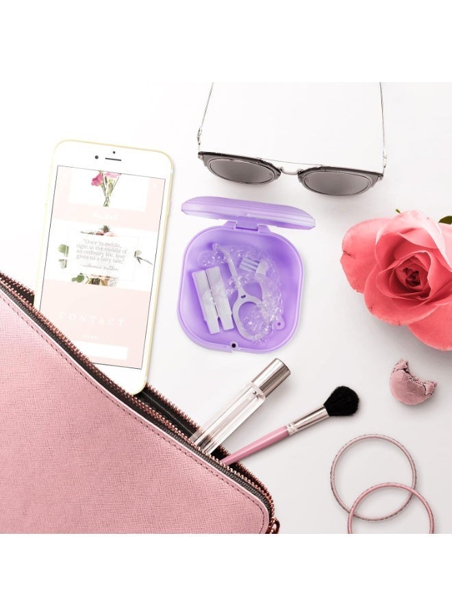 SOLARAE Retainer Case with Mirror and Vent Holes, Cute Retainer Holder Case Compatible with Invisalign - Image 3