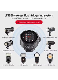 Jinbei JINBEI TR-Q8 TTL HSS Wireless Flash Trigger OLED Touch Screen Transmitter Speedlite Studio Flash Fast Charge for  Sony  - Image 3