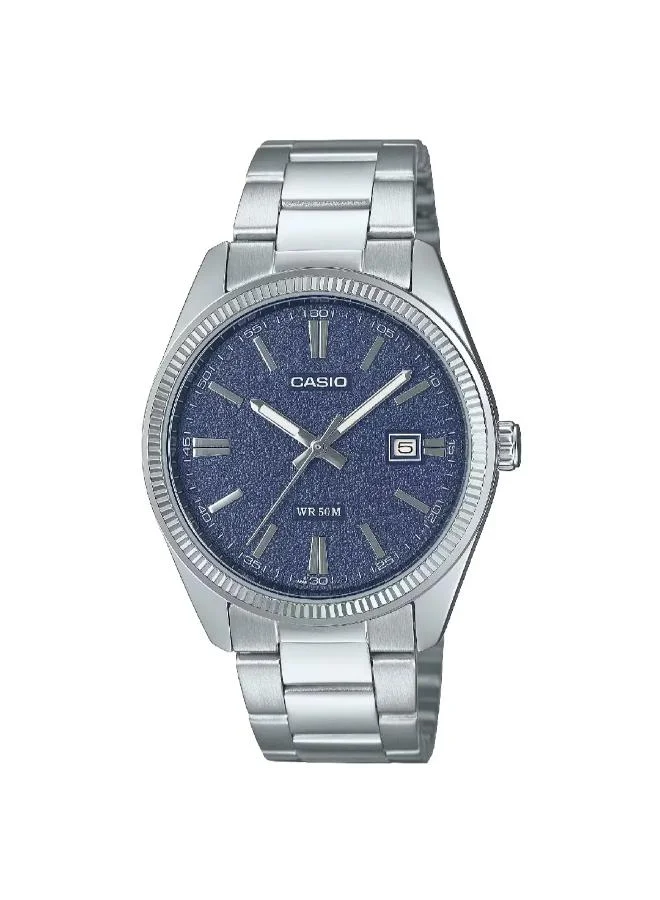 CASIO Men's Stainless Steel Analog Watch MTP-1302DA-2A1VDF - 38.5 mm