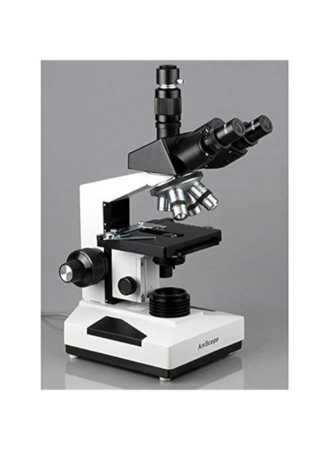Arabest Trinocular Compound Microscope with Darkfield Technology and Oil Immersion Iris Objective, Magnification Range from 40X to 2000X. - Image 3