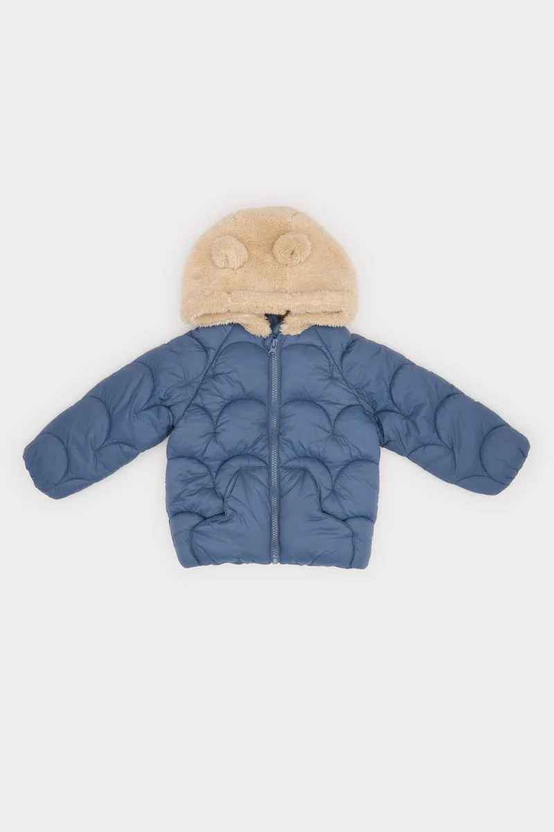 ديفاكتو Baby Boy Hooded Puffer Jacket