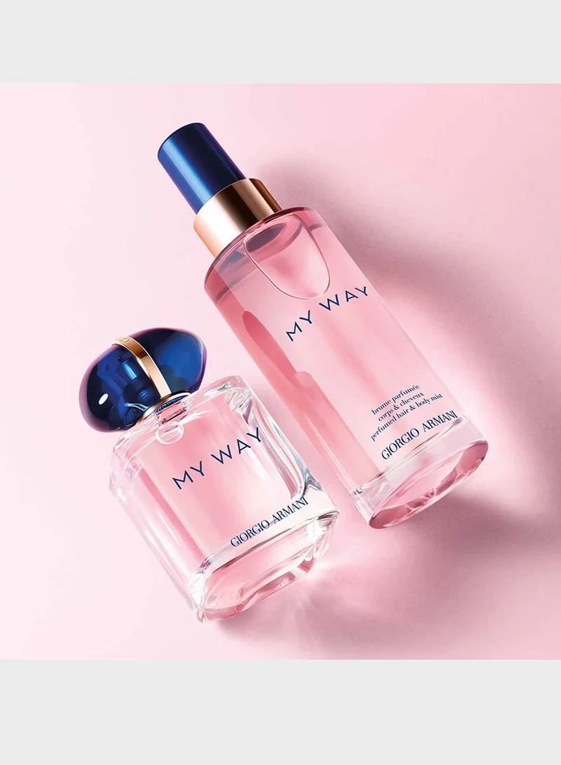 armani My Way, The New Perfumed Hair & Body Mist - 90Ml