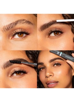 Wonderskin Wonderskin Dream Brow Eye Brow Gel, Transfer Proof Eyebrow Mascara, Long Lasting One-Step Eyebrow Tinted Filler, Dark Brown (Dark Brunette)  - Image 5