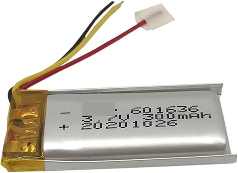 601636 بطارية ليثيوم بوليمر قابلة لإعادة الشحن 3.7 فولت 300 مللي أمبير ساعة 1 قطعة - Image 3