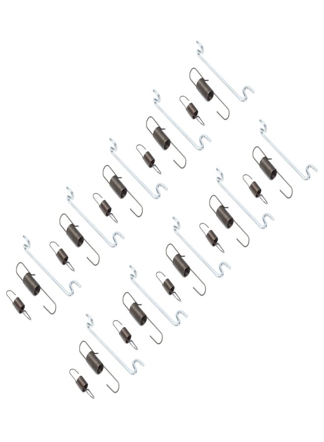 مجموعة قطع غيار مكونة من 10 قطع: زنبرك إرجاع الخانق، قضيب منظم السرعة، سبيكة معدنية - Image 4