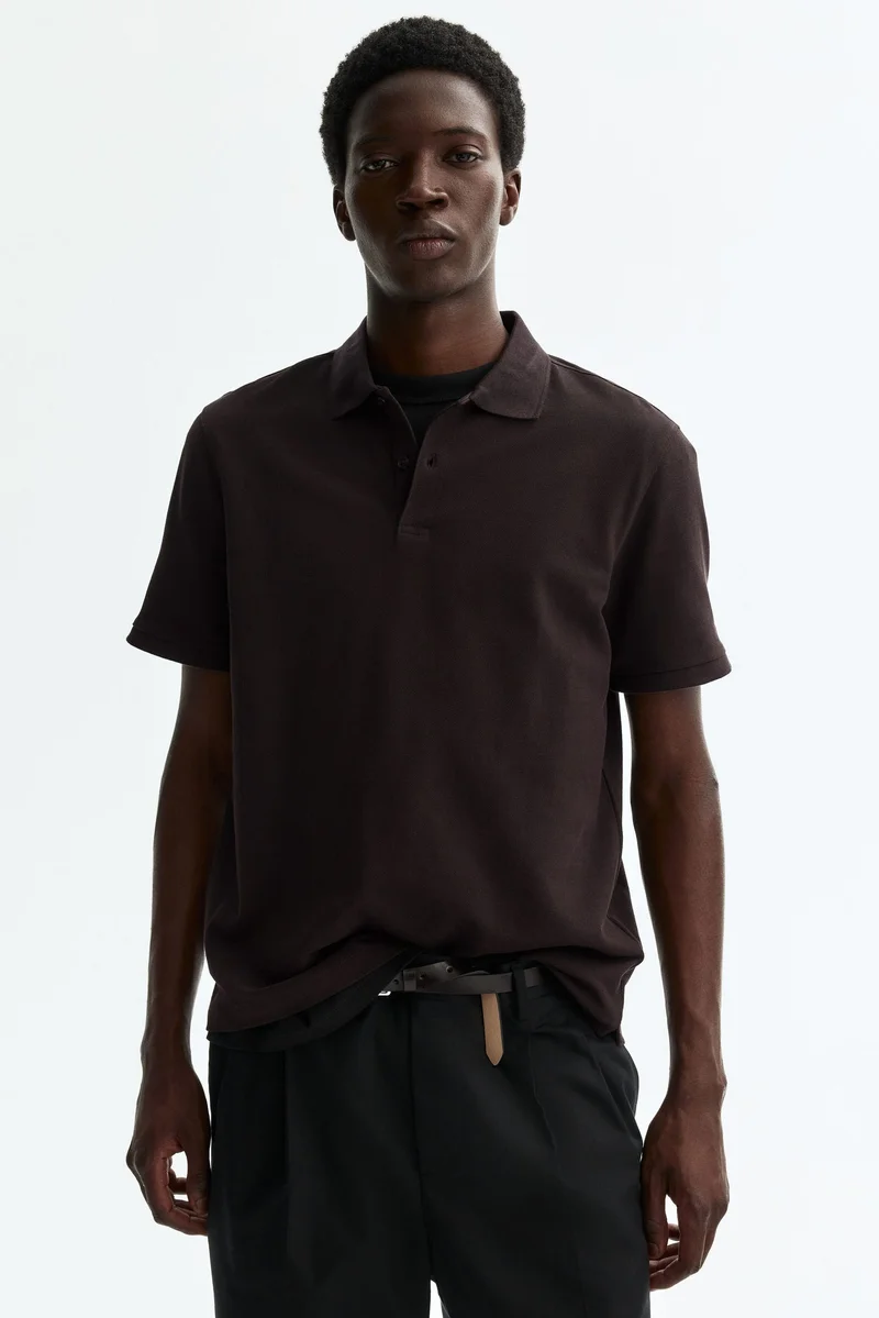 Regular Fit Piqué polo shirt