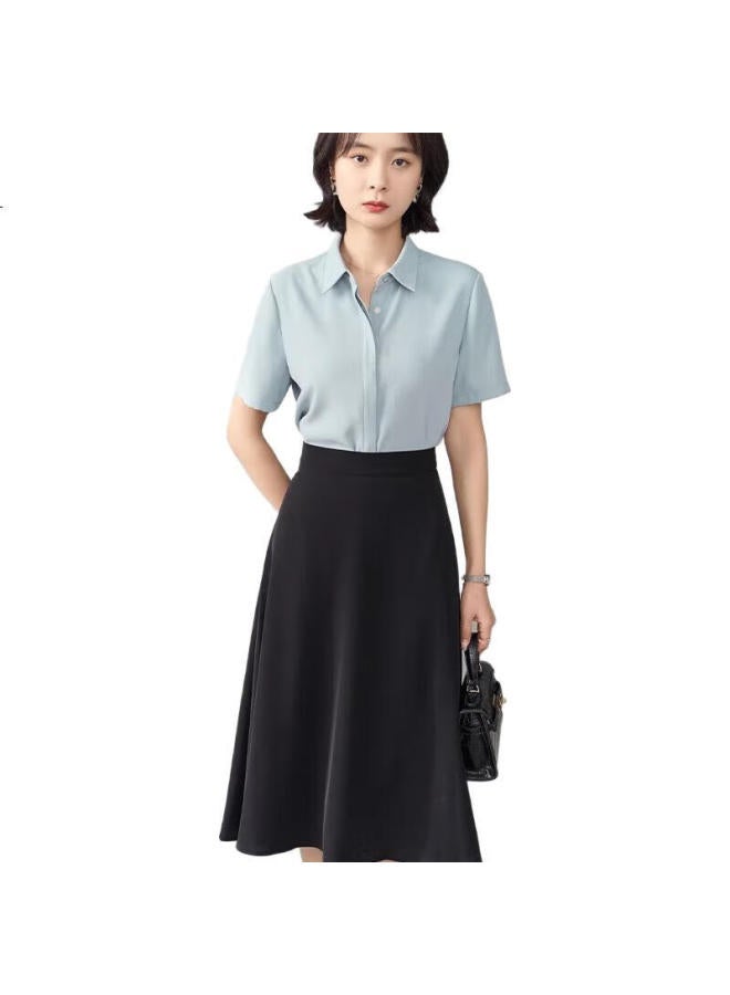 Lady Bird Miss Bird White Professional Shirt Women'S Spring And Summer Interview Formal Top Suit Jacket Inner Wear Workplace High-End Feeling Shirt - Image 2
