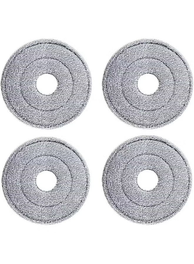 Mop cloth replacement parts 4 round pieces - Image 1