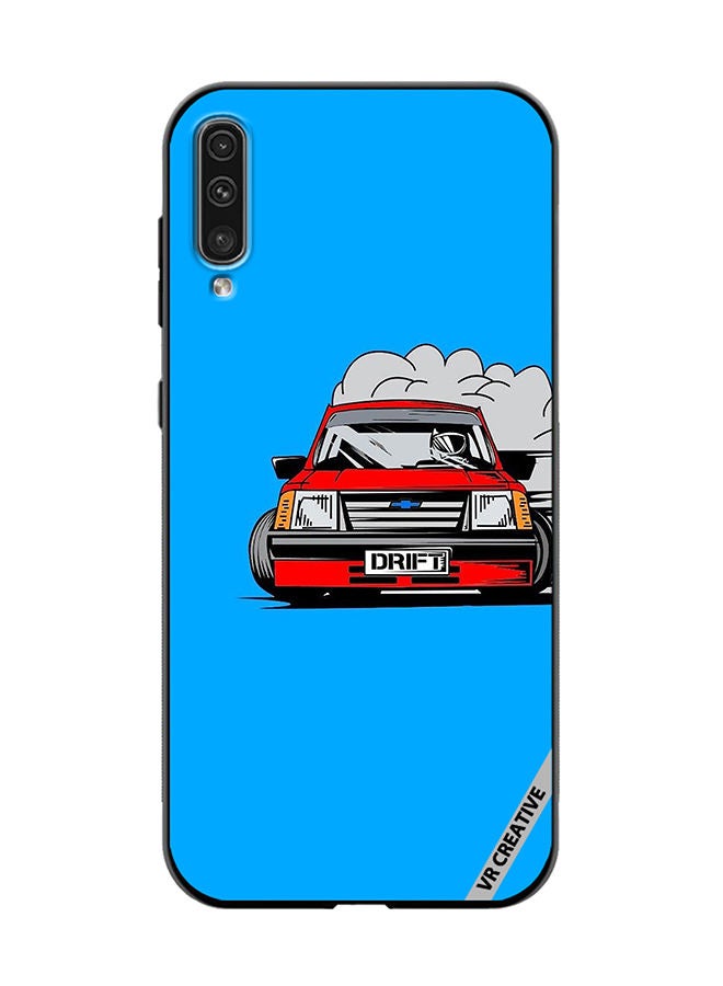 VR CREATIVE Protective Case Cover For Samsung Galaxy A70/A70s Car Drift Design Multicolour - Image 1