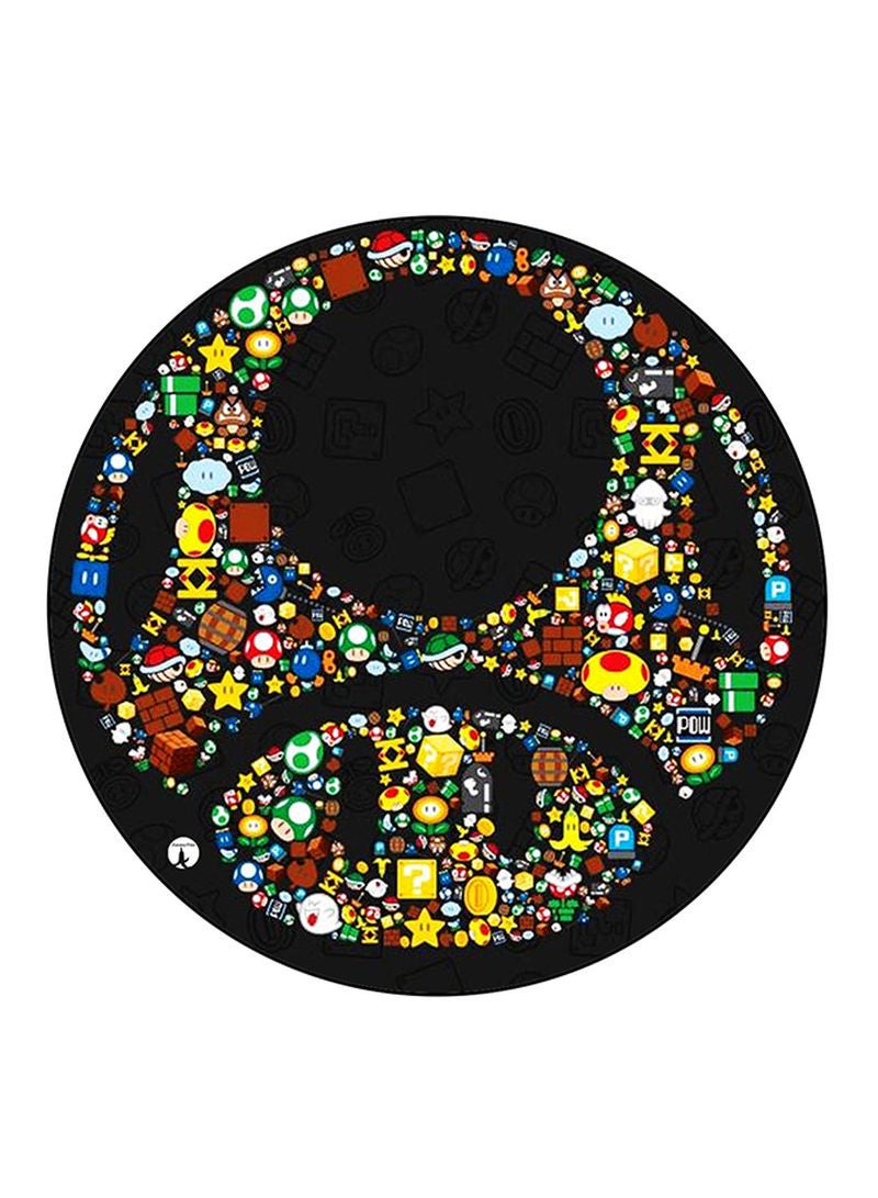 Video Game Super Mario Printed Mouse Pad  Multicolour
