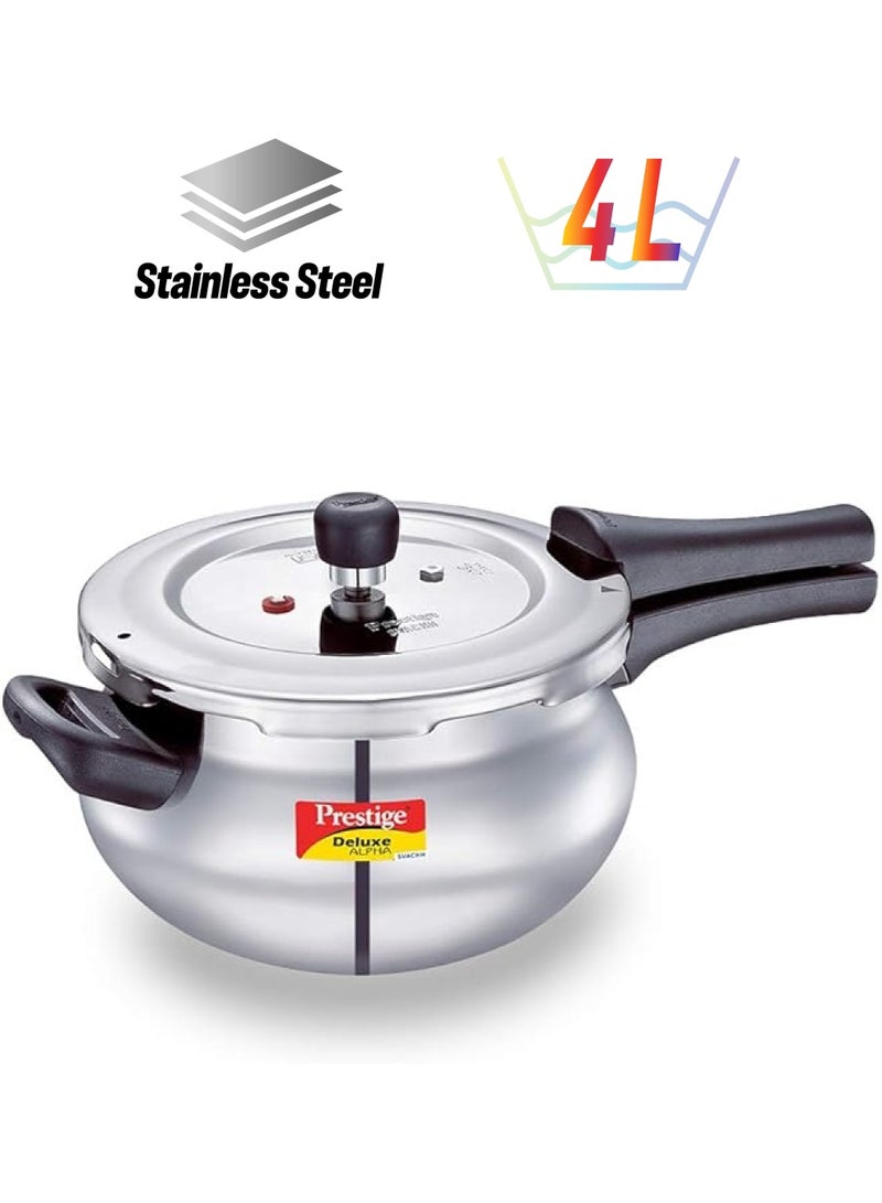 Prestige SS 4 Ltr Svachh Dlx Alpha Handi Cooker - Image 1