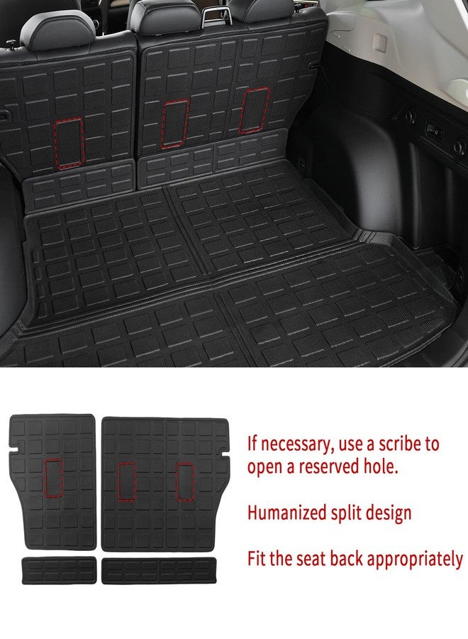 Thinzyou Fit 2019-2023 Subaru Forester Trunk Mat Cargo Liner Trunk Liner TPE All Weather Cargo Mat 2022 Forester Accessories (Trunk Mat+Backrest Mats) - Image 3