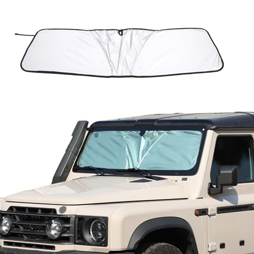 Hudiriy Car Front Windshield Sun Shade Compatible with Ineos Grenadier 2020-2026 Sunshade Foldable UV Reflector Auto Window Sunshade Visor Shield Cover (Style A) - Image 1