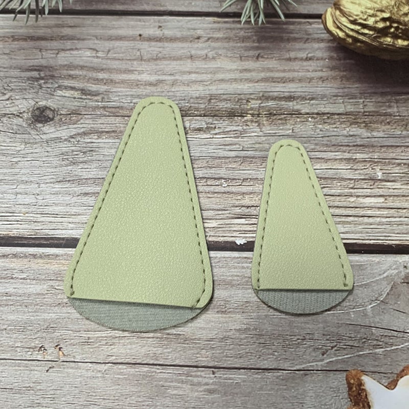 Fashion Beauty Cutters Large Small Size Protective Case Thickened Storage Case 12 Color Printable Logo Eyebrow Cutters Makeup Cutters Leather Case - Image 1
