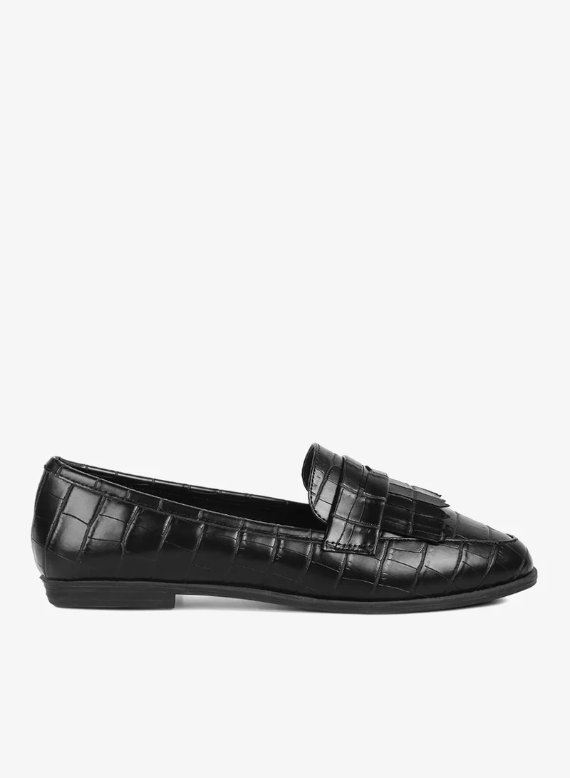 Black Patent PU Everyday Loafer