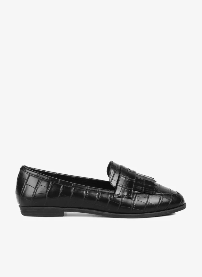 Black Patent PU Everyday Loafer