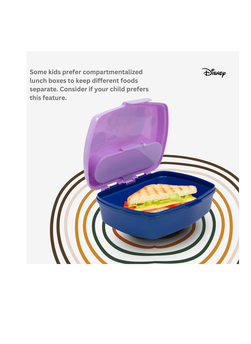 STOR STOR FUNNY SANDWICH BOX WITH CUTLERY FROZEN TRUST THE JOURNEY  - Image 2