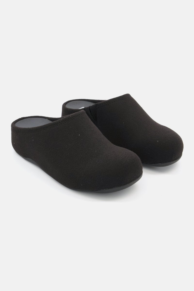 FitFlop حذاء نسائي من Shuv Felt سهل الارتداء، أسود - Image 1