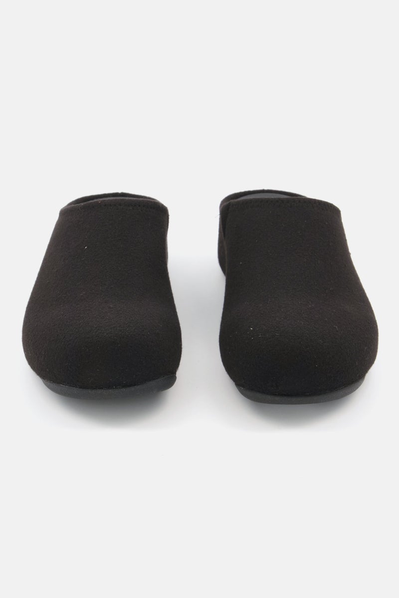 FitFlop حذاء نسائي من Shuv Felt سهل الارتداء، أسود - Image 3