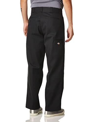 Dickies Mens Big-Tall Loose Fit Double Knee Work Utility Pants, Black, 46W x 34L US - Image 2