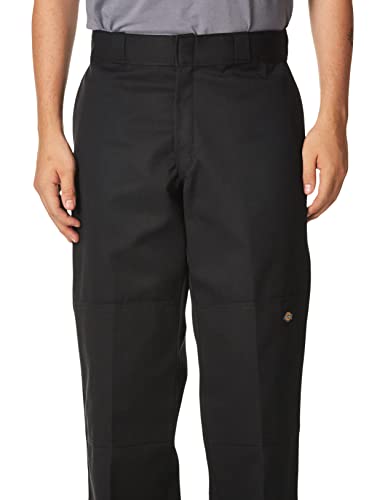 Dickies Mens Big-Tall Loose Fit Double Knee Work Utility Pants, Black, 46W x 34L US - Image 3