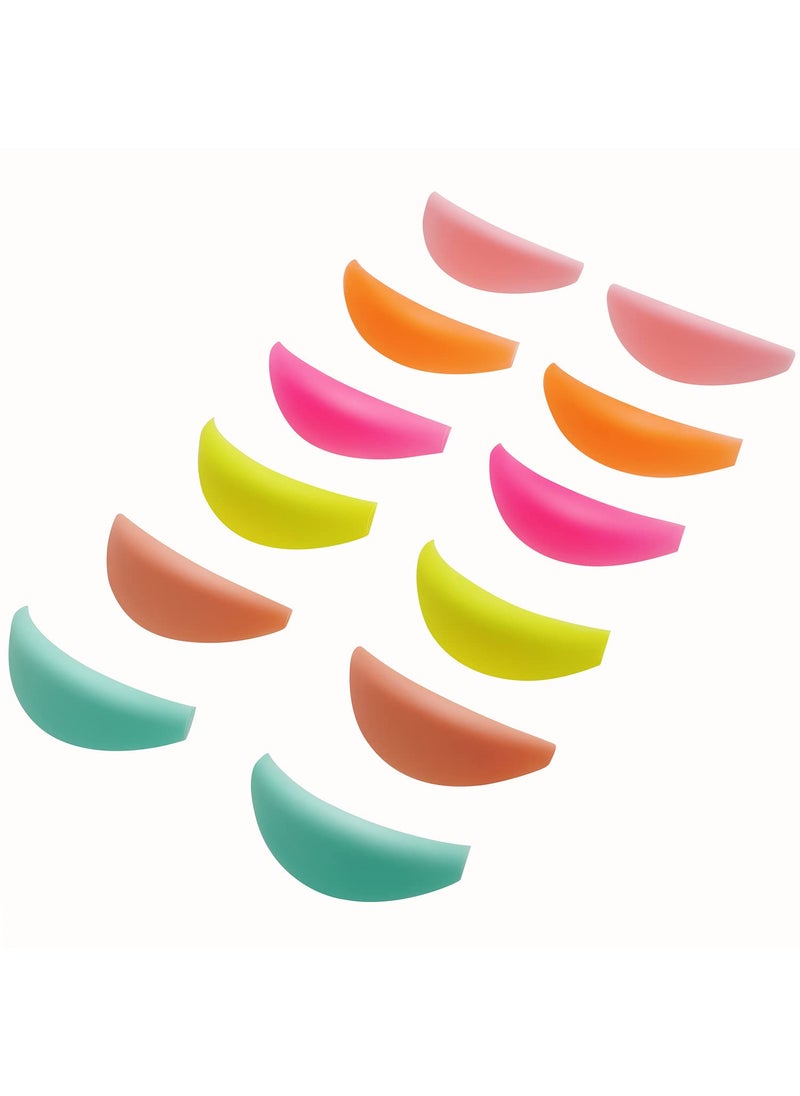 ICONSIAM - Lash Lift Shields No glue Eyelash Lifting Shield Wider Lash Lift Pads Rainbow Lami Lamination Roller LM Curler Pad Soft Eyelash Perm Rod 6 Size Air Bubble Silicone Light Weight Guard Natural Lifting - Image 1