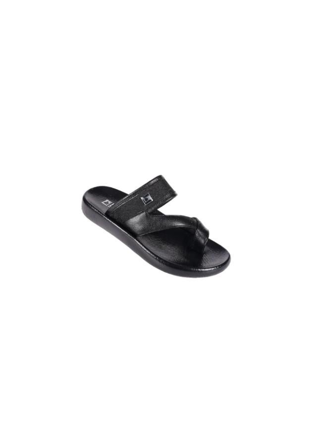barjeel uno 008-3580 Barjeel Uno Boys Arabic Sandals B-63014 Black - Image 2