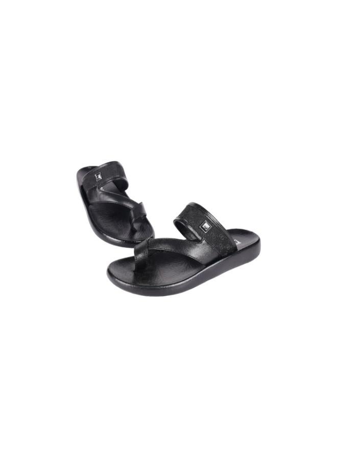 barjeel uno 008-3580 Barjeel Uno Boys Arabic Sandals B-63014 Black - Image 3