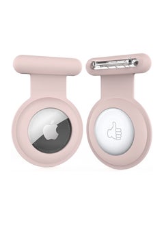 KASTWAVE 2 Pcs Case Holder for Air tag Kids, Hidden Apple Air tag Holder for Kids -Elderly Pet Clothing Safer Easy to Keep Hidden Pink  - Image 1