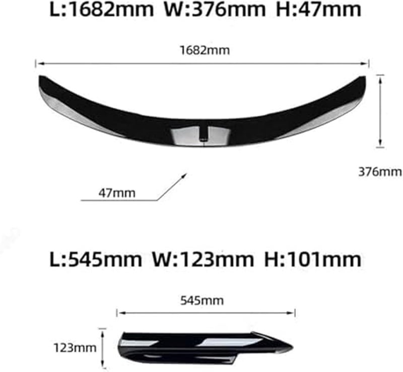Wivplex Front Bumper Lip Splitter for BMW 3 Series E90 E91 - Image 5